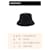 Hermès Cappello bucket a righe Nero - vista 3