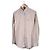 Miu Miu Camisa oversized de popeline com logo bordado Rosa opala Branco - vista 2