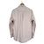 Miu Miu Camisa oversized de popeline com logo bordado Rosa opala Branco - vista 4