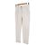 Chanel Pantalones de tweed de lana con vuelta para mujer Blanco - vista 2