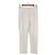 Chanel Pantalones de tweed de lana con vuelta para mujer Blanco - vista 6