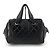 Chanel Borsa bowling Timeless CC Logo Caviar Tote Bag Boston Bag Nero - vista 3