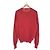 Loro Piana Langarm-Strick-T-Shirt aus Baumwolle mit Rundhalsausschnitt für Herren Rot - Ansicht 4