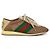 Gucci Sneakers basse Rocket in scamosciato GG Web da donna Beige Marrone - vista 5