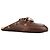 Miu Miu Mule in pelle slavata Marrone - vista 5