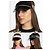 Jimmy Choo Visiera da Sole Calix Golf Escursionismo Moda Rosa Perla Banding Rosa Cappello da Sole Multicolore - vista 3