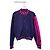 Louis Vuitton Strickjacke im Bomber-Stil mit Purple Block Monogramm Lila