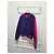 Louis Vuitton Strickjacke im Bomber-Stil mit Purple Block Monogramm Lila - Ansicht 3