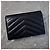 Saint Laurent Portacarte a busta placcato oro Medium Nero - vista 4