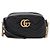 Gucci Borsa a Spalla e Borsa a Tracolla GG Marmont Matelassé Small Chain Nero
