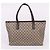 Gucci Canvas Schultertasche mit Reißverschluss Braun - Ansicht 6