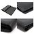 Louis Vuitton Portafoglio lungo Brazza in pelle di vitello Monogram Shadow nero - vista 6