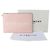 Givenchy Clutch in pelle rosa con logo vintage - vista 7