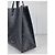 Givenchy Vertikaler Saffiano Leder Tote Schulterbeutel Silber - Ansicht 6