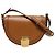 Fendi Borsa a tracolla Moonlight in pelle marrone e tonalità oro