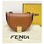 Fendi Borsa a tracolla Moonlight in pelle marrone e tonalità oro - vista 8