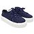 Miu Miu Sneaker in denim con logo decorato blu reale