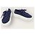 Miu Miu Sneaker in denim con logo decorato blu reale - vista 4