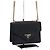 Prada Bolso de Hombro y Crossbody Envelope Saffiano Chain Black Negro