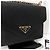 Prada Bolso de Hombro y Crossbody Envelope Saffiano Chain Black Negro - vista 5