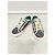 Gucci Denim Blue Three Stripe Tennis Sneaker Blau - Ansicht 2