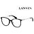 Lanvin Eyeglass Frame Luxury Square Black Lightweight Acetate Multiple colors