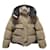 Gucci Chaqueta acolchada de lona de algodón GG Camel Ebony Castaño