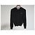 Comme Des Garcons Schwarzer Strick für Damen mit rotem Mini-Patch - Ansicht 6