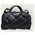Bottega Veneta Borsa a mano e a spalla con manico superiore in Intrecciato nero - vista 5