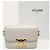 Céline Mini borsa Triomphe in pelle di vitello lucida Chalk Bianco - vista 8