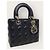 Dior Borsa Lady Small in agnello Cannage nero MY ABC - vista 4