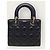 Dior Borsa Lady Small in agnello Cannage nero MY ABC - vista 6