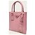 Prada Mini borsa a tracolla tote in Saffiano rosa petalo e oro - vista 2