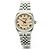Rolex Relógio Datejust de aço para mulher com mostrador creme brilhante Branco - vista 10