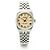 Rolex Relógio Datejust de aço para mulher com mostrador creme brilhante Branco - vista 18