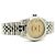 Rolex Relógio Datejust de aço para mulher com mostrador creme brilhante Branco - vista 21