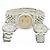 Rolex Relógio Datejust de aço para mulher com mostrador creme brilhante Branco - vista 26