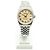 Rolex Relógio Datejust de aço para mulher com mostrador creme brilhante Branco - vista 5