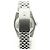 Rolex Relógio Datejust de aço para mulher com mostrador creme brilhante Branco - vista 9