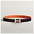 Hermès Cintura reversibile Nero/Arancio Oro Rosa - vista 9