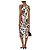 Marni Artículo reacondicionado Vestido midi de algodón para mujer IT con estampado Blanco - vista 2
