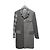Thom Browne Gray Chesterfield Funmix Check Wool Coat