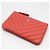 Chanel Pochette Classic Chevron Silver Coral Caviar - Non utilizzata Rosa - vista 4