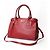 Salvatore Ferragamo Bolso de Hombro Double Gancini Saffiano Batik Roja - vista 2