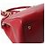 Salvatore Ferragamo Bolso de Hombro Double Gancini Saffiano Batik Roja - vista 5