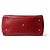 Salvatore Ferragamo Bolso de Hombro Double Gancini Saffiano Batik Roja - vista 6