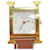 Hermès Montre femme à double bracelet en cuir plaqué or Doré  - vue 1