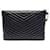 Saint Laurent Clutch Monogram New Medium Nero  - vista 2