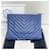 Chanel Clutch New Medium Chevron in Caviar Blu  - vista 6