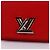 Louis Vuitton Red Twist Silver Monogramm Geldbörse Rot - vue 2